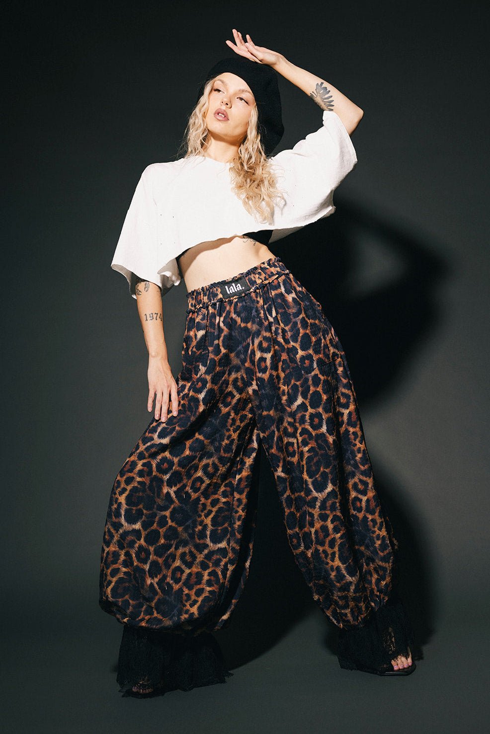 All For Fun Seersucker Bloomer Pants in Leopard - Dressed in Lala