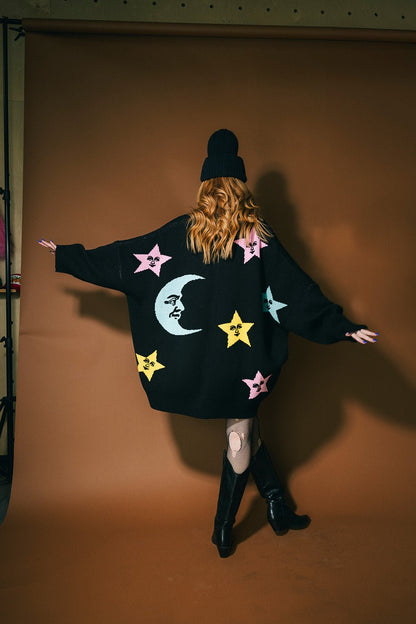 All - Knowing Universe Oversized Cardigan - Dressed in Lala