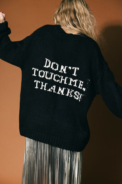 Bad Attitude Skunk Slouchy Knit - Dressed in Lala