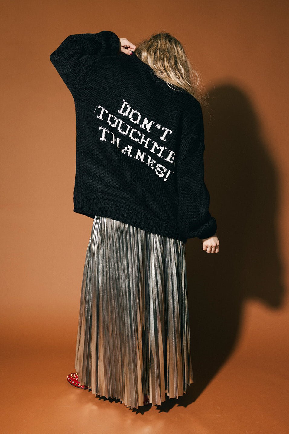 Bad Attitude Skunk Slouchy Knit - Dressed in Lala