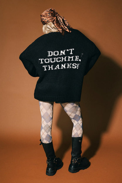 Bad Attitude Skunk Slouchy Knit - Dressed in Lala