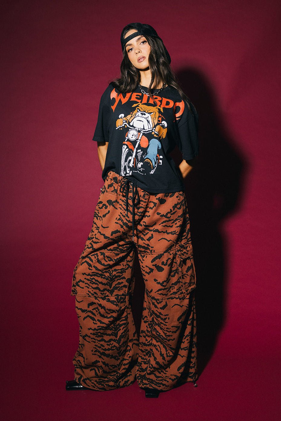 Bad Dog Bulldog Crop Tee - Dressed in Lala