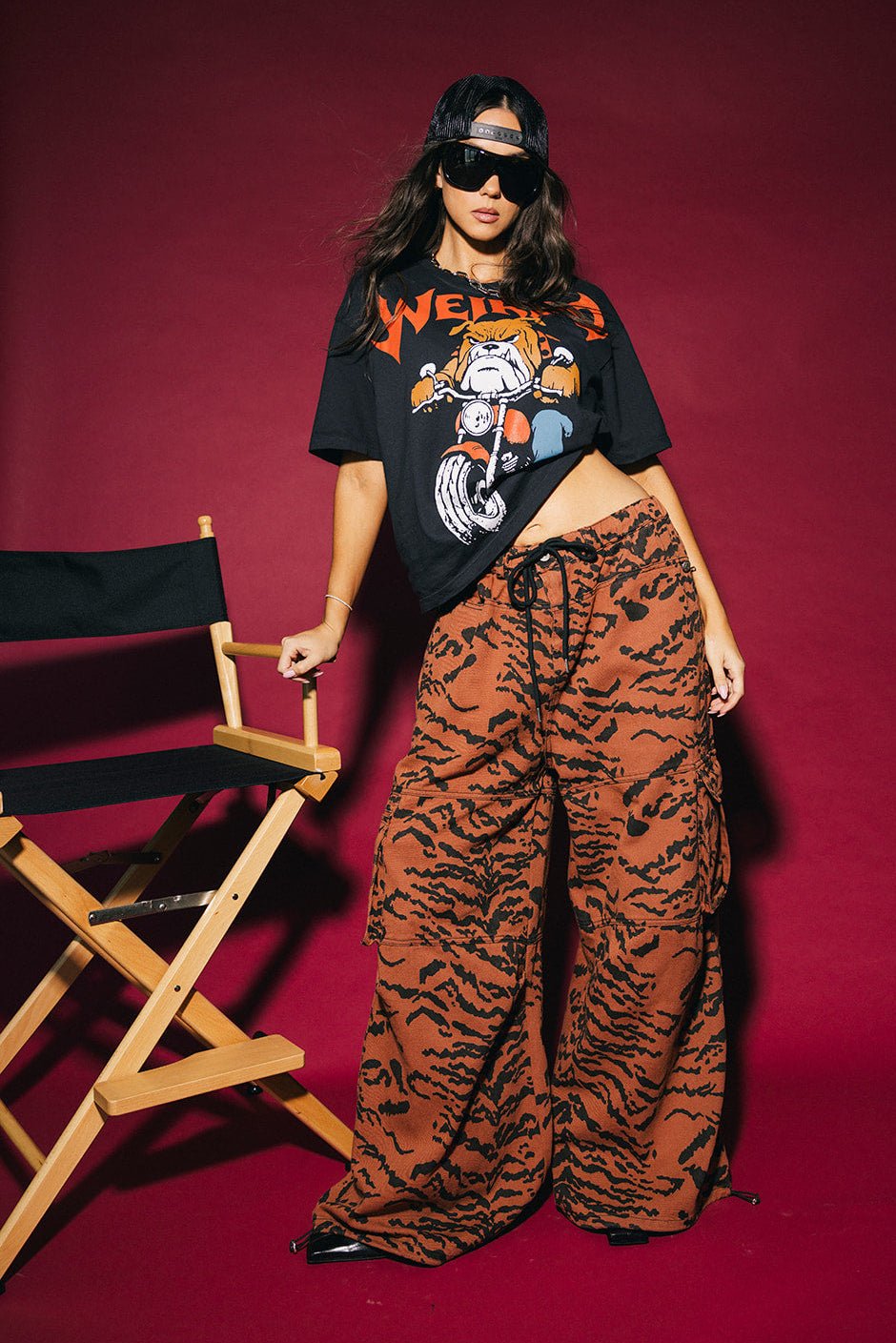 Bad Dog Bulldog Crop Tee - Dressed in Lala