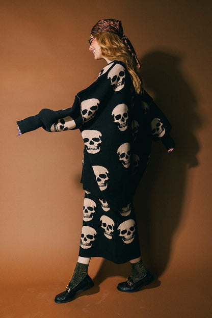 Bad To The Bone Knit Midi Skirt - Dressed in Lala