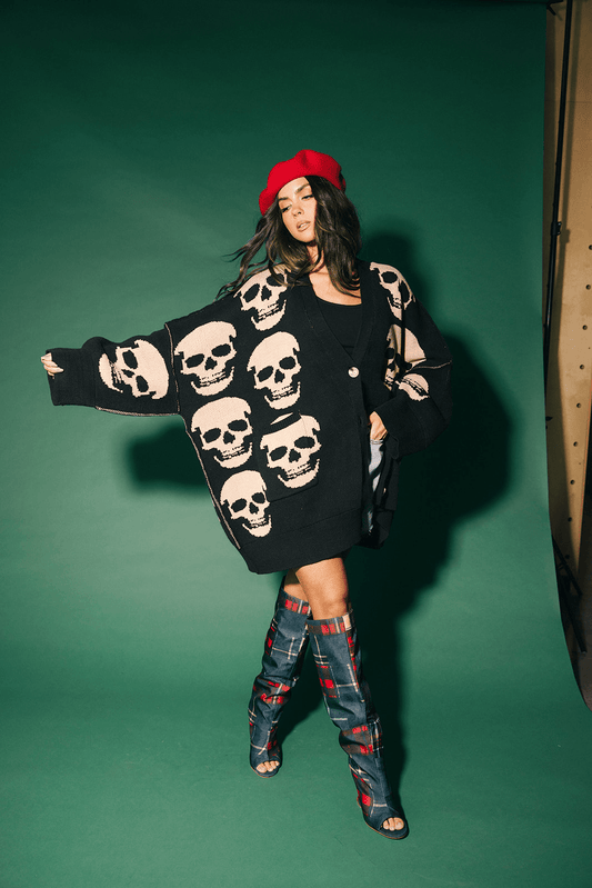 Bad to the Bone Oversized Cardigan - Dressed in Lala