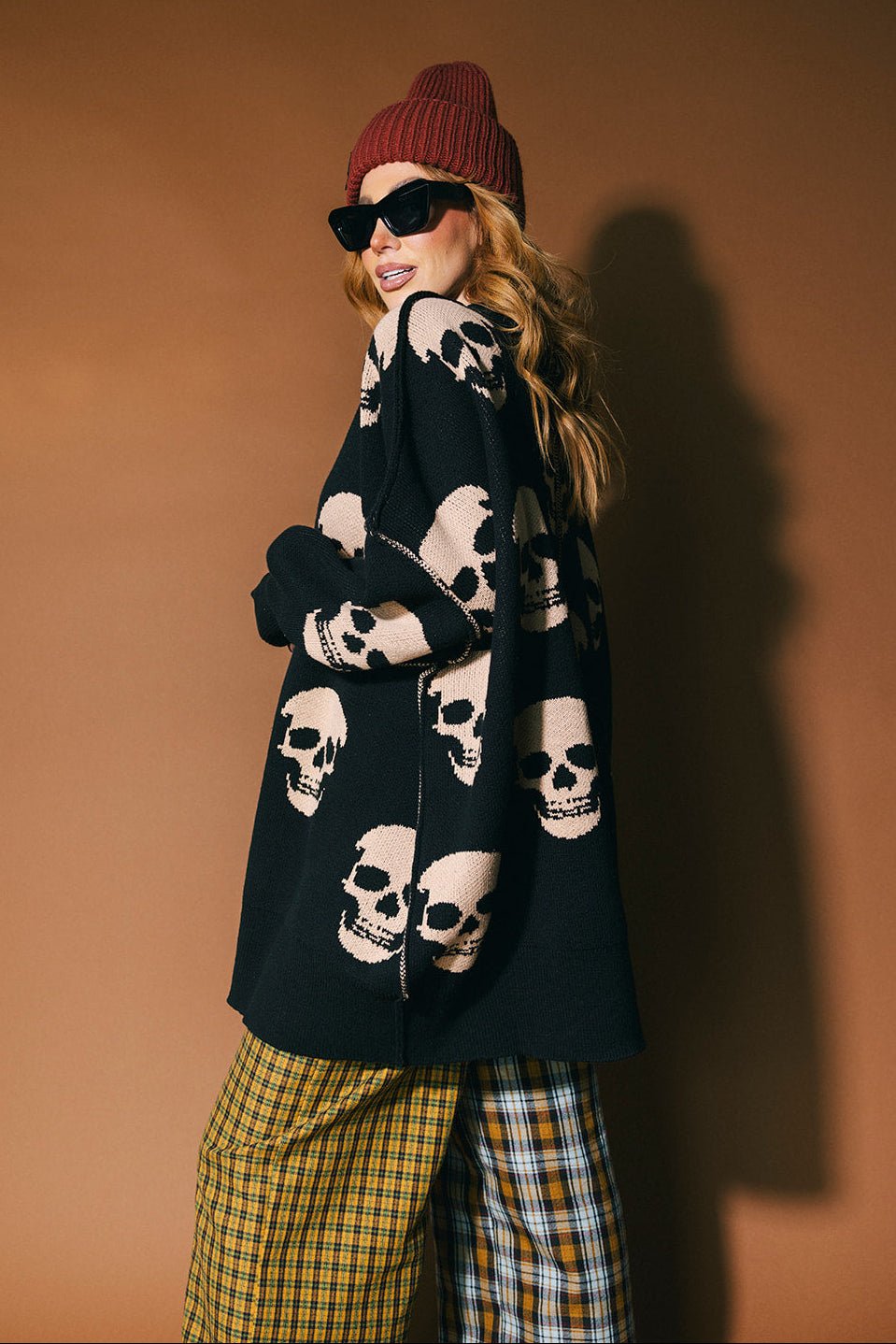 Bad To The Bone Oversized Sweater - Dressed in Lala