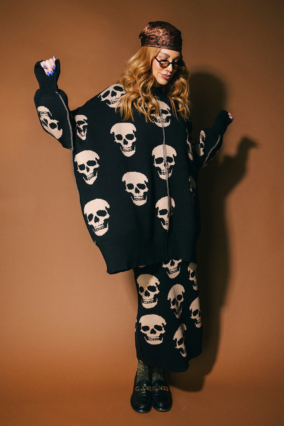 Bad To The Bone Oversized Sweater *RESTOCKED* – Dressed in Lala