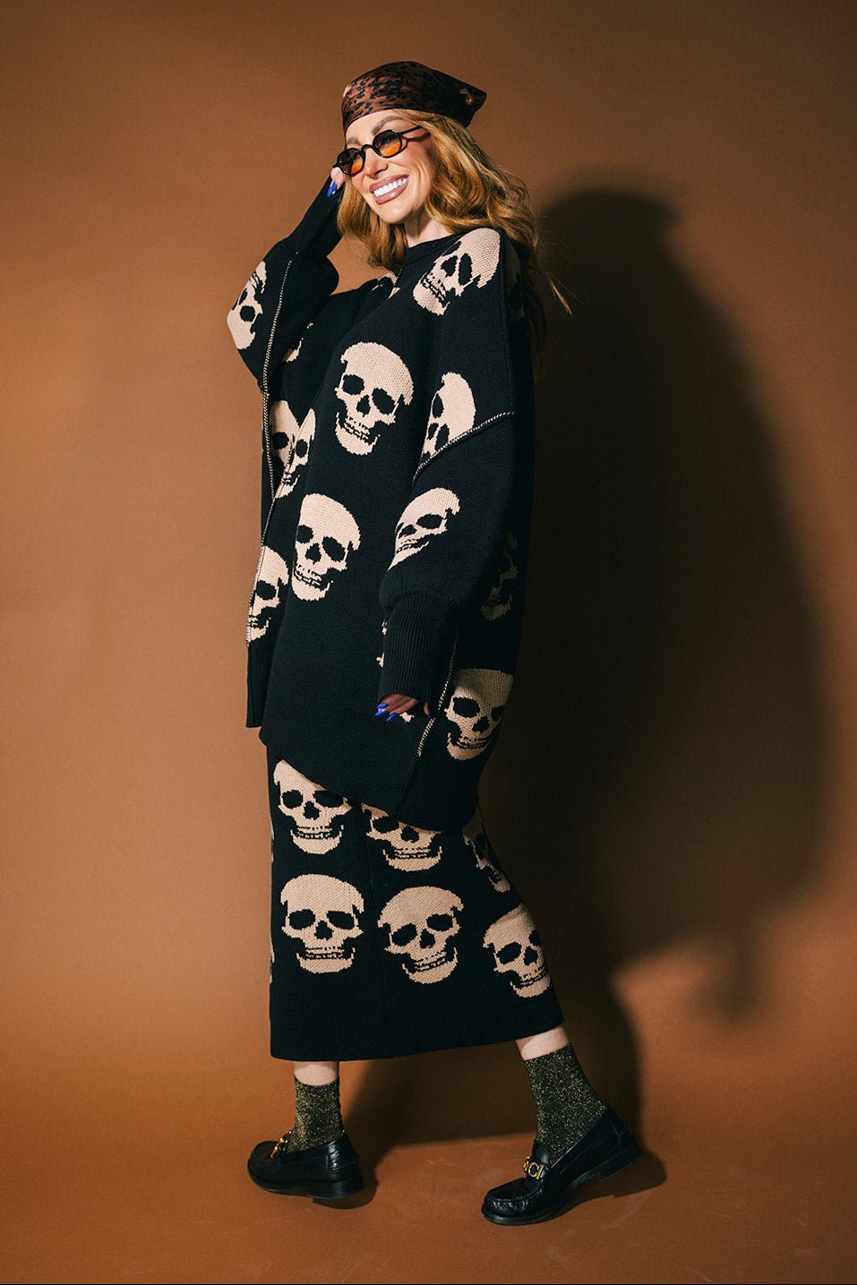 Bad To The Bone Oversized Sweater - Dressed in Lala