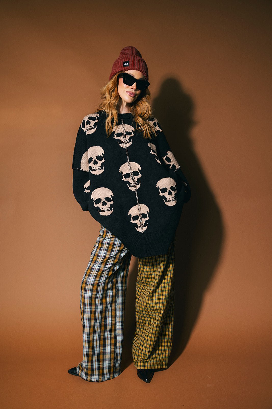 Bad To The Bone Oversized Sweater *RESTOCKED* – Dressed in Lala