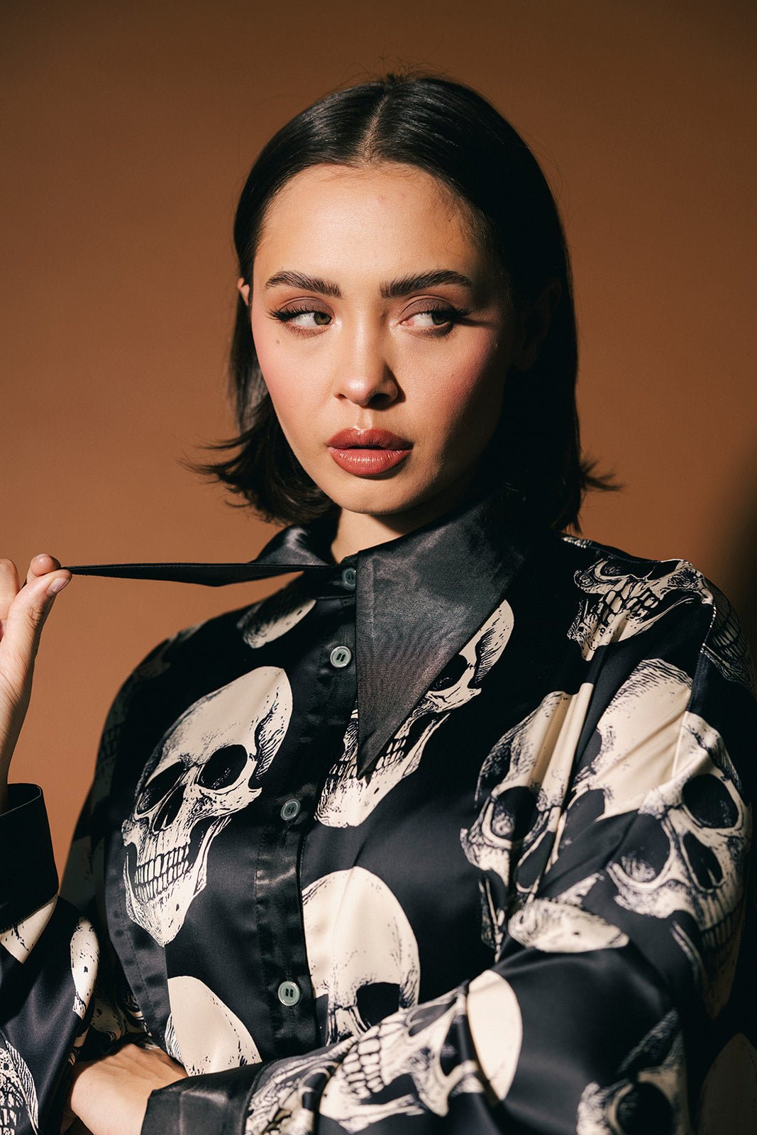 Bad to the Bone Posh Satin Playsuit – Dressed in Lala