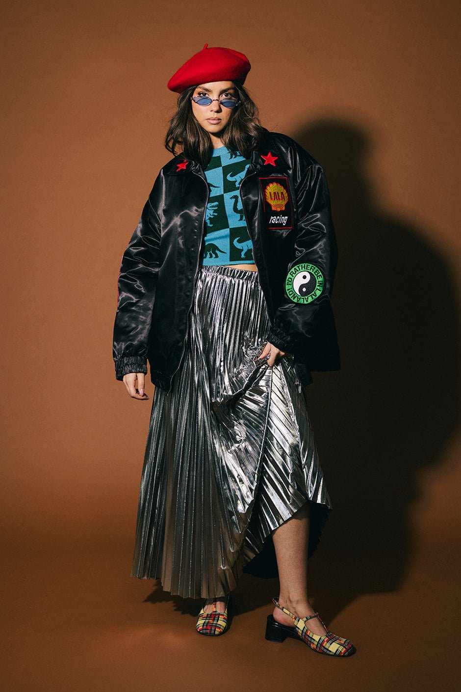 Baddest To Ever Do It Oversized Racing Jacket - Dressed in Lala