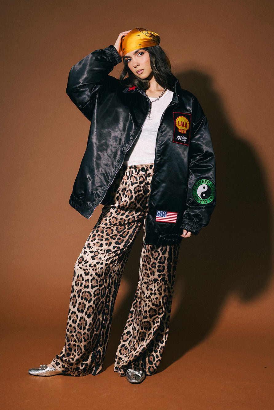 Baddest To Ever Do It Oversized Racing Jacket - Dressed in Lala