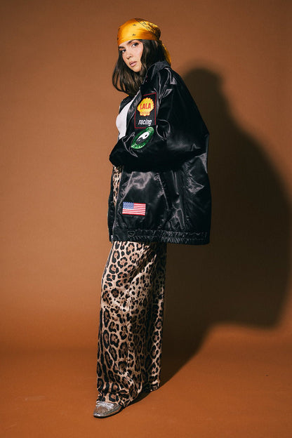 Baddest To Ever Do It Oversized Racing Jacket - Dressed in Lala