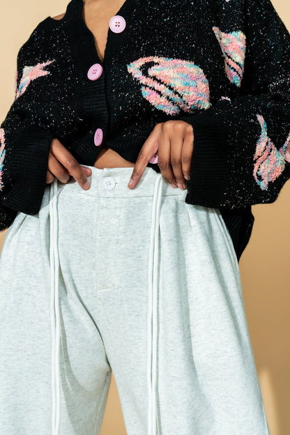 Baddie Barrel Sweatpant Trousers - Dressed in Lala