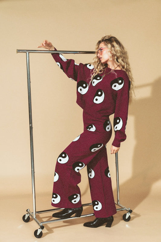 Be An Original, Baby Yin Yang Knit Set - Dressed in Lala