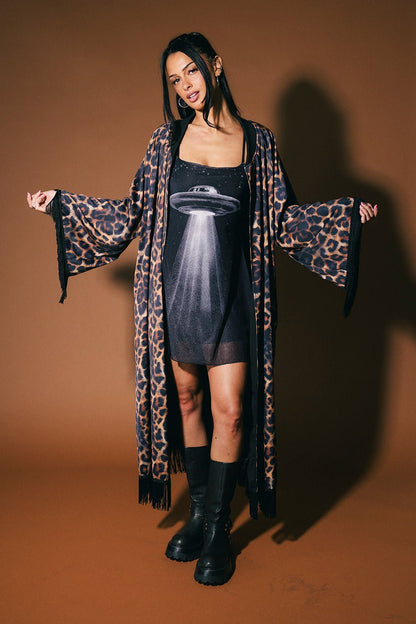 Beam Me Up Mini Dress Onesie - Dressed in Lala