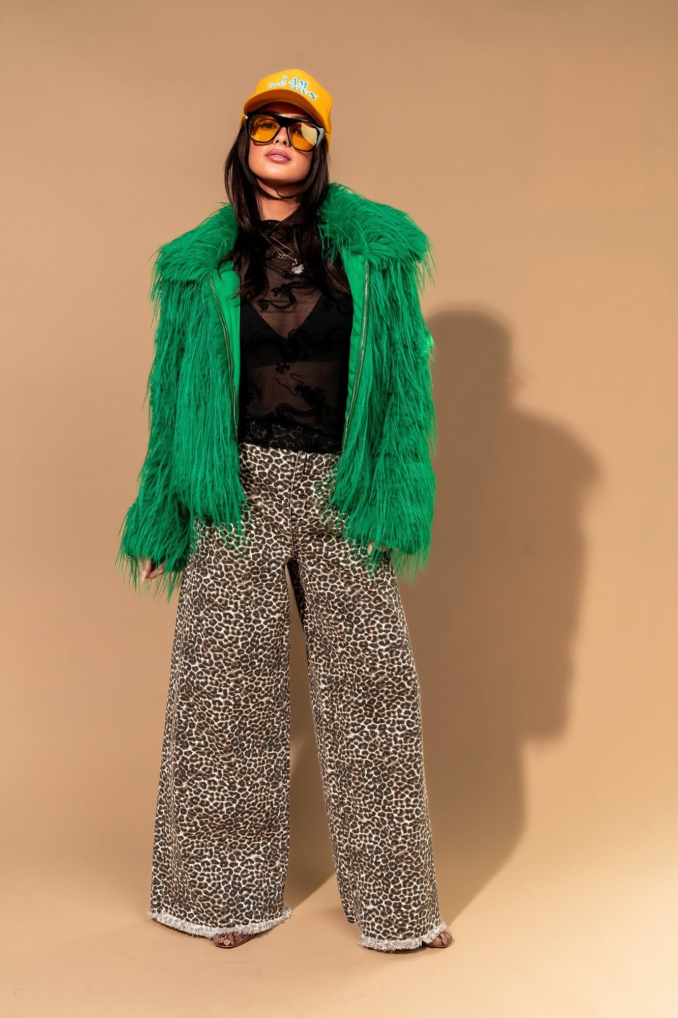 Beautiful Creature Faux Fur Coat - Dressed in Lala