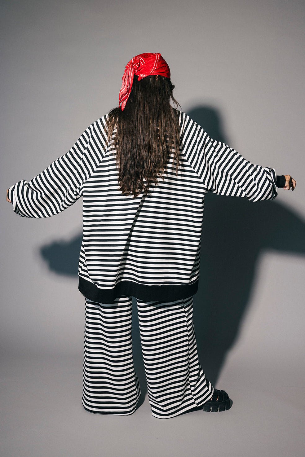 Being Yourself Is Cool Ultra Mega Striped Oversized Pullover - Dressed in Lala