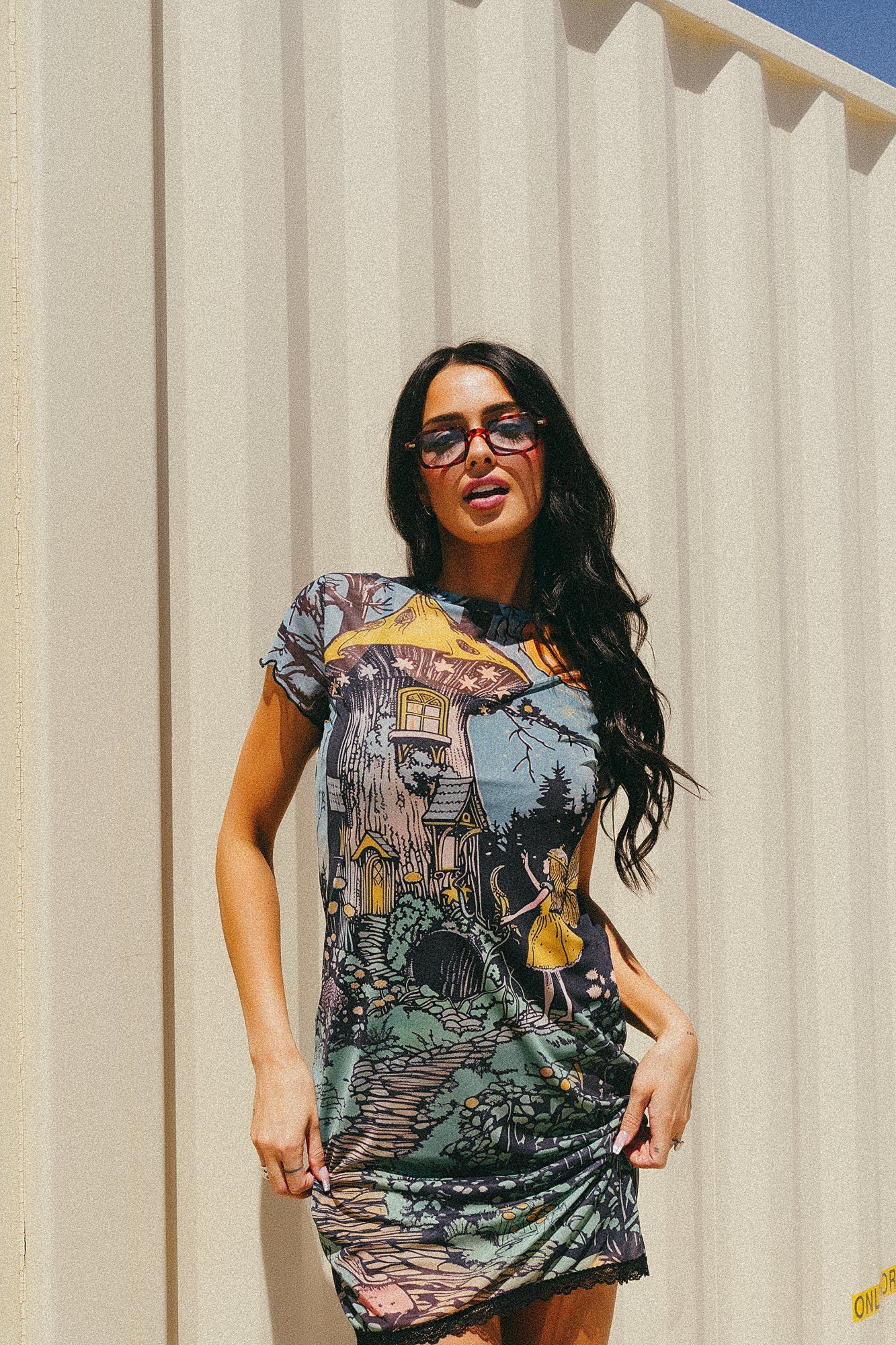 Believe In Magic Mesh Mini Dress - Dressed in Lala