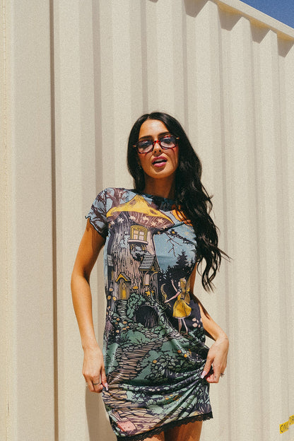 Believe In Magic Mesh Mini Dress - Dressed in Lala