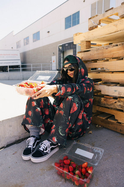 Berry Bad Boxy Zip Up Hoodie - Dressed in Lala