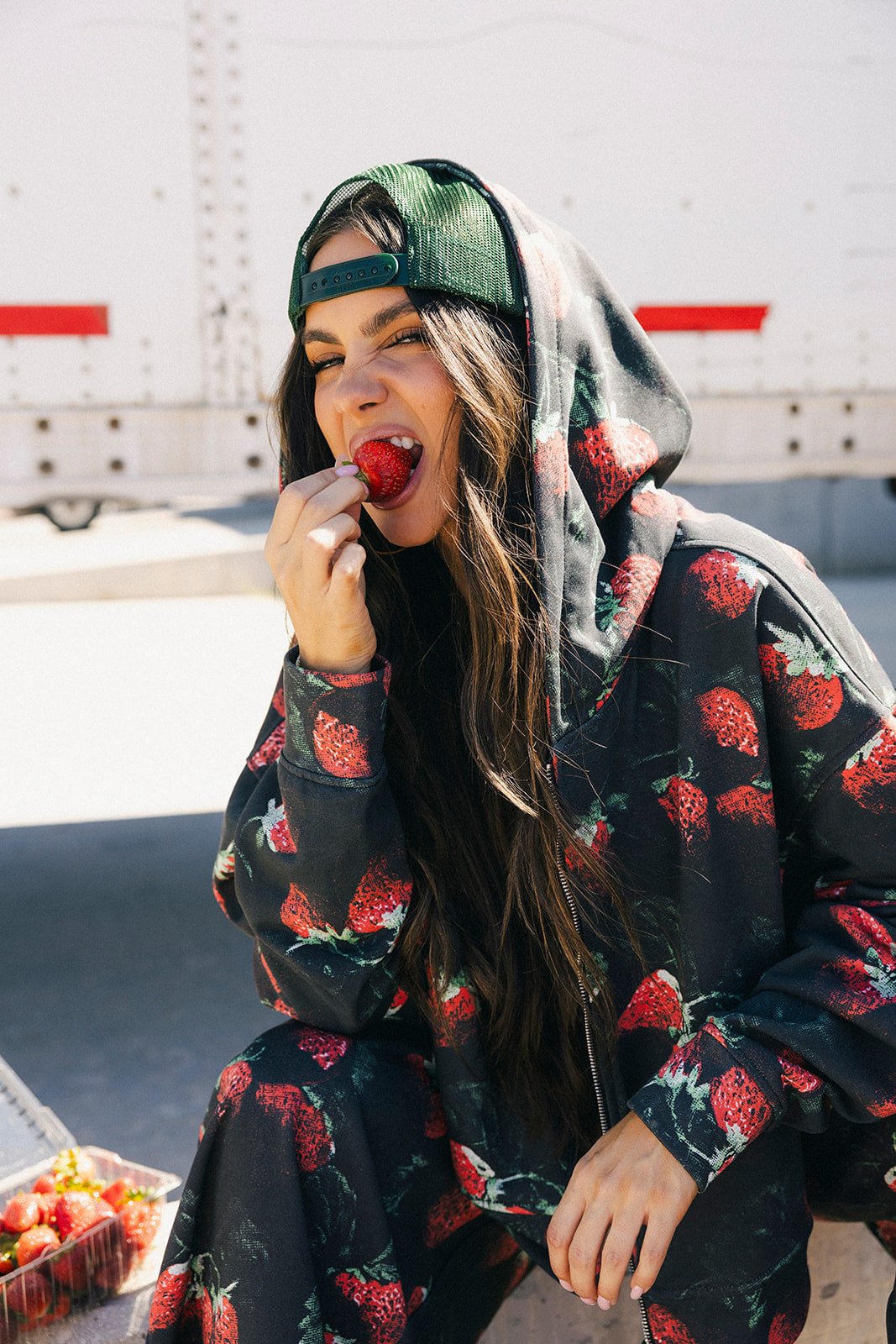 Berry Bad Boxy Zip Up Hoodie - Dressed in Lala