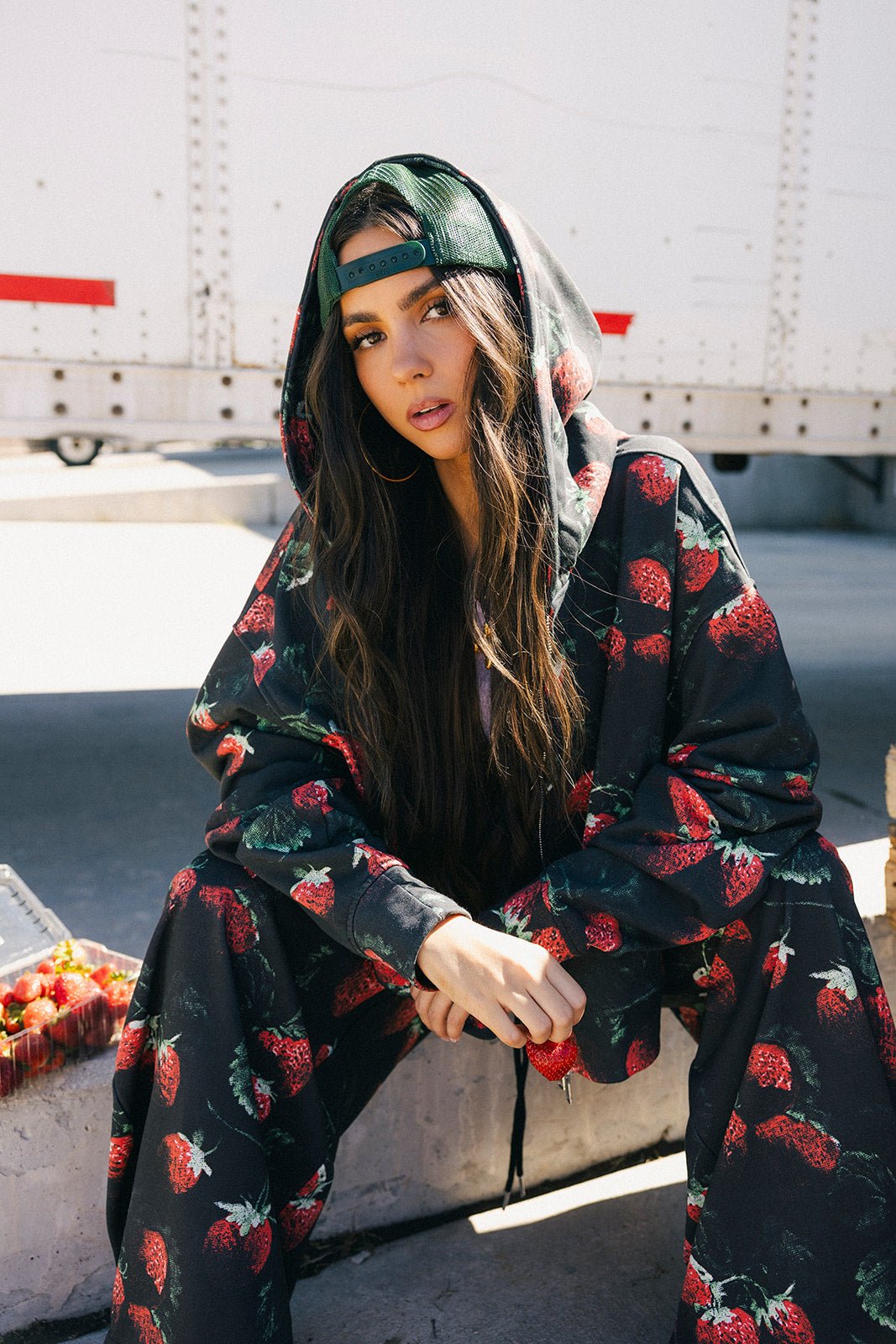 Berry Bad Boxy Zip Up Hoodie - Dressed in Lala