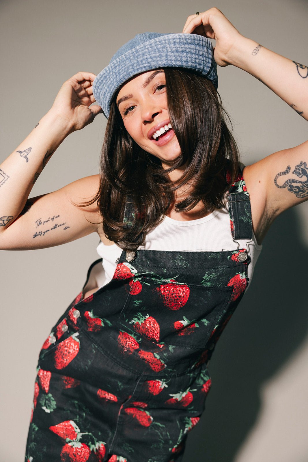 Berry Bad Wide Leg Workwear Overalls - Dressed in Lala