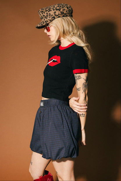 Big Heart Bloomer Boxer Shorts in Dark Whimsy - Dressed in Lala