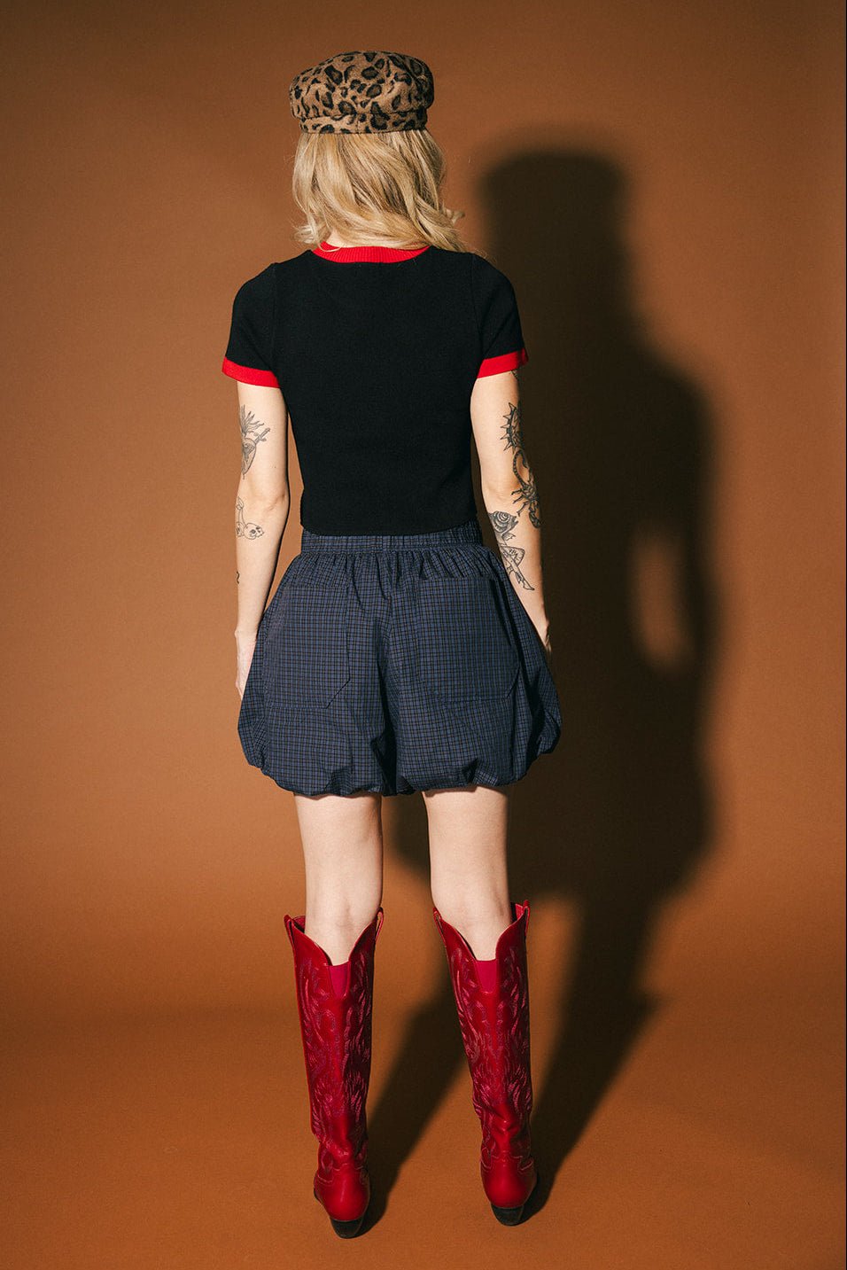 Big Heart Bloomer Boxer Shorts in Dark Whimsy - Dressed in Lala
