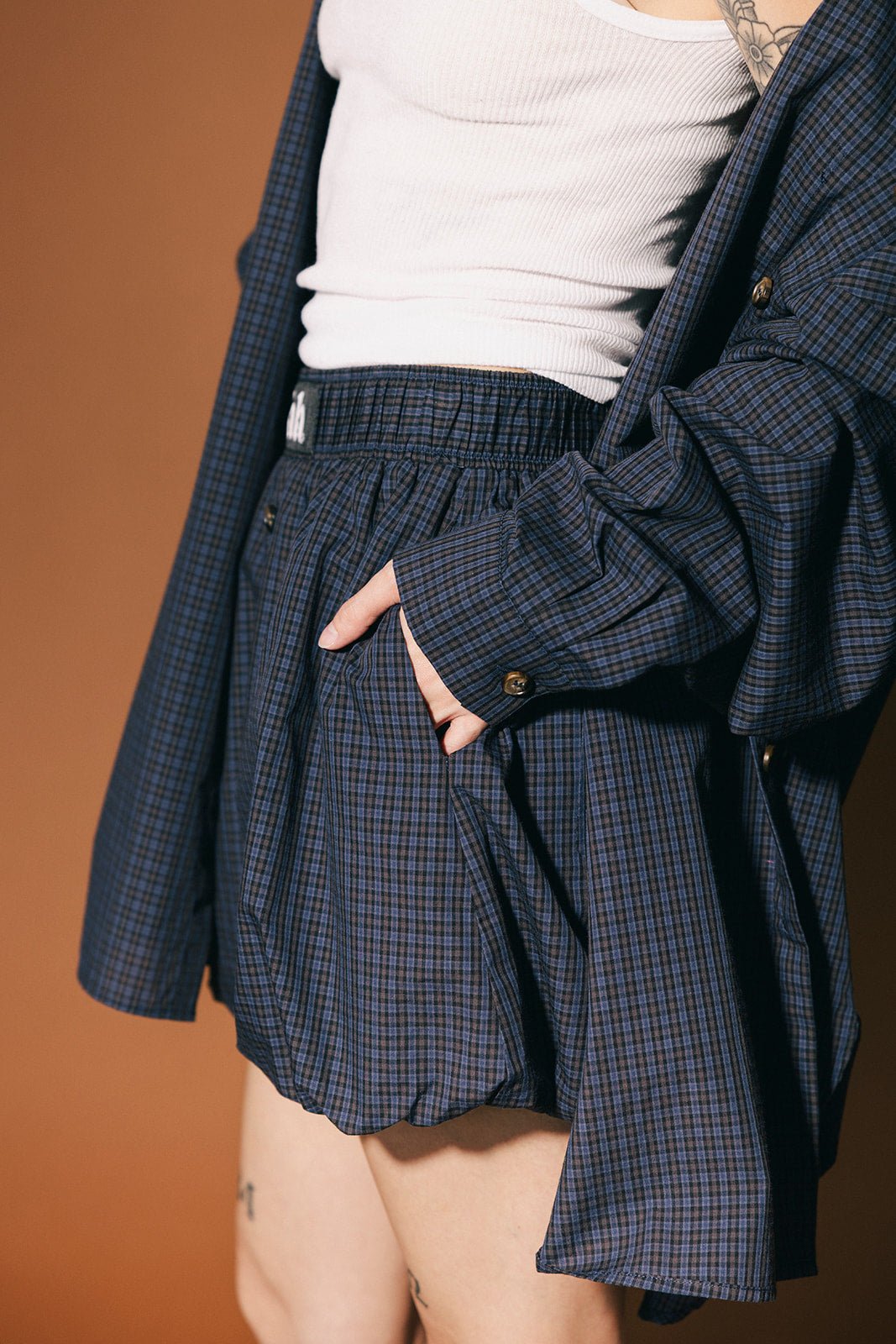 Big Heart Bloomer Boxer Shorts in Dark Whimsy - Dressed in Lala