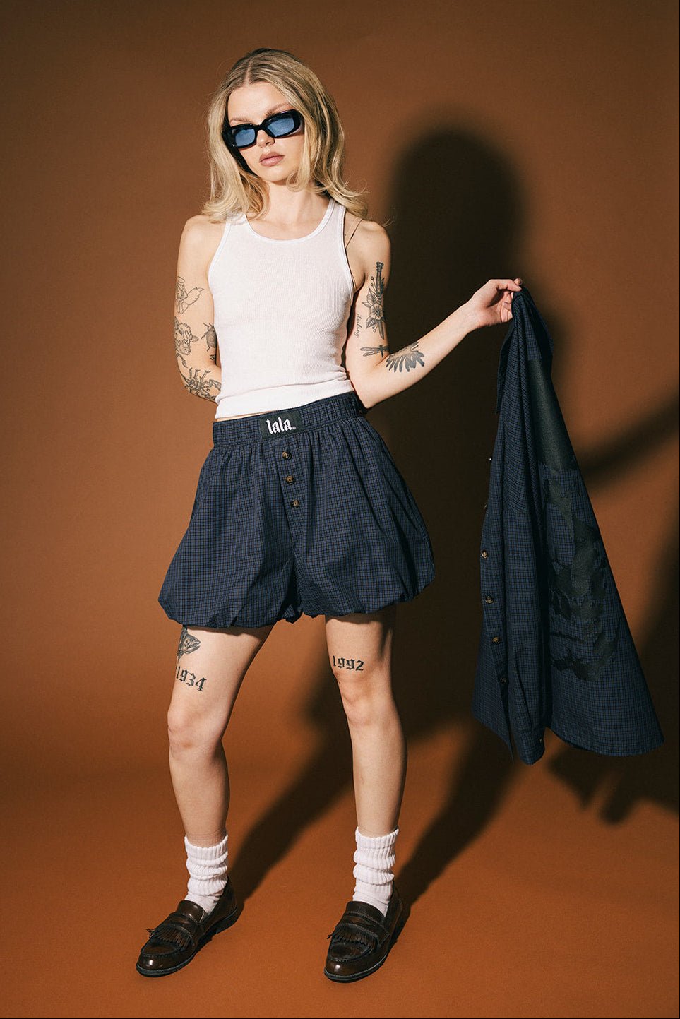Big Heart Bloomer Boxer Shorts in Dark Whimsy - Dressed in Lala