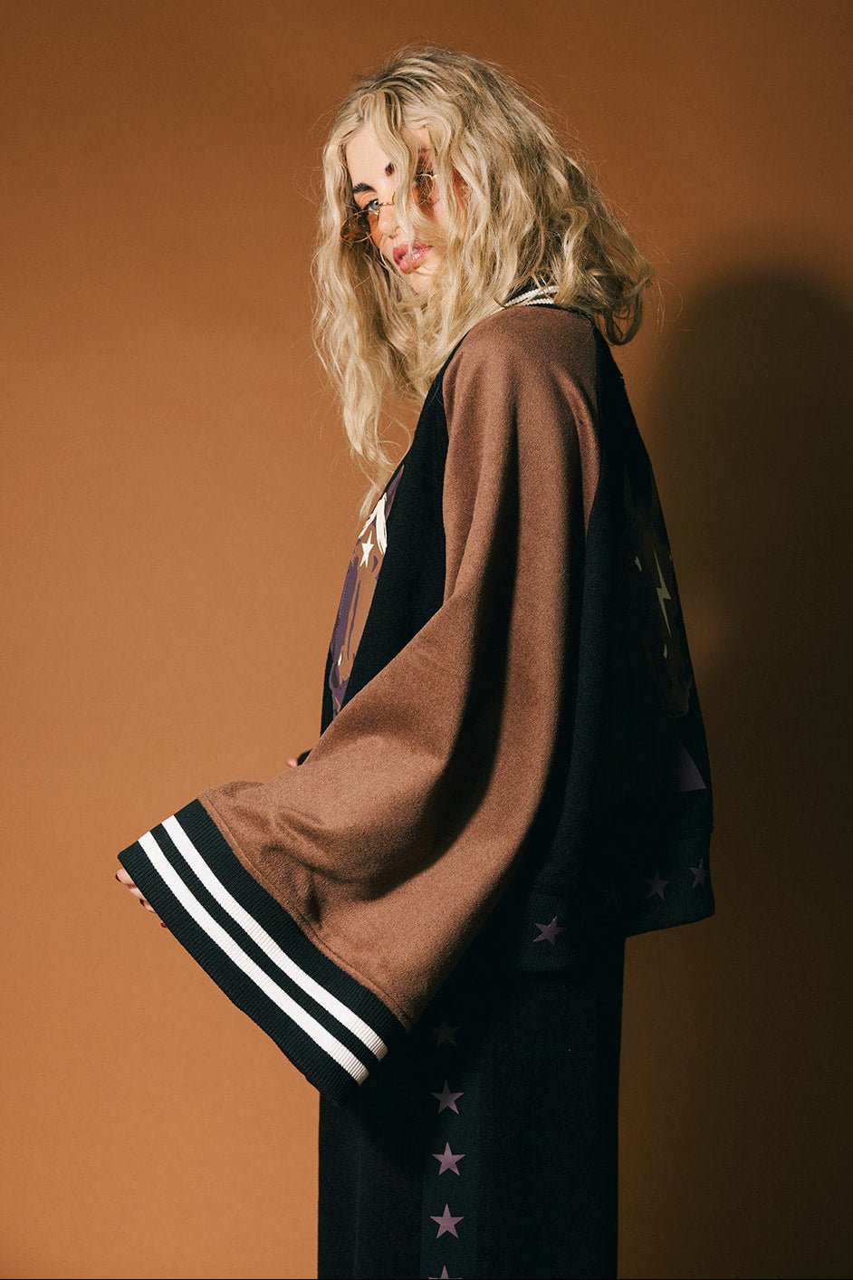 Can’t Keep Me Down Cropped Kimono Bomber - Dressed in Lala