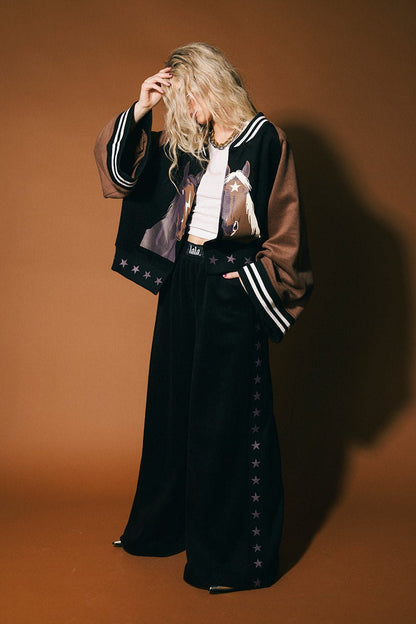 Can’t Keep Me Down Cropped Kimono Bomber - Dressed in Lala