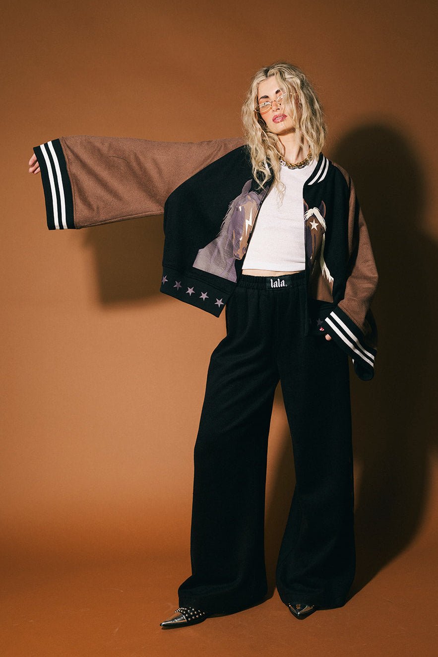 Can’t Keep Me Down Cropped Kimono Bomber - Dressed in Lala