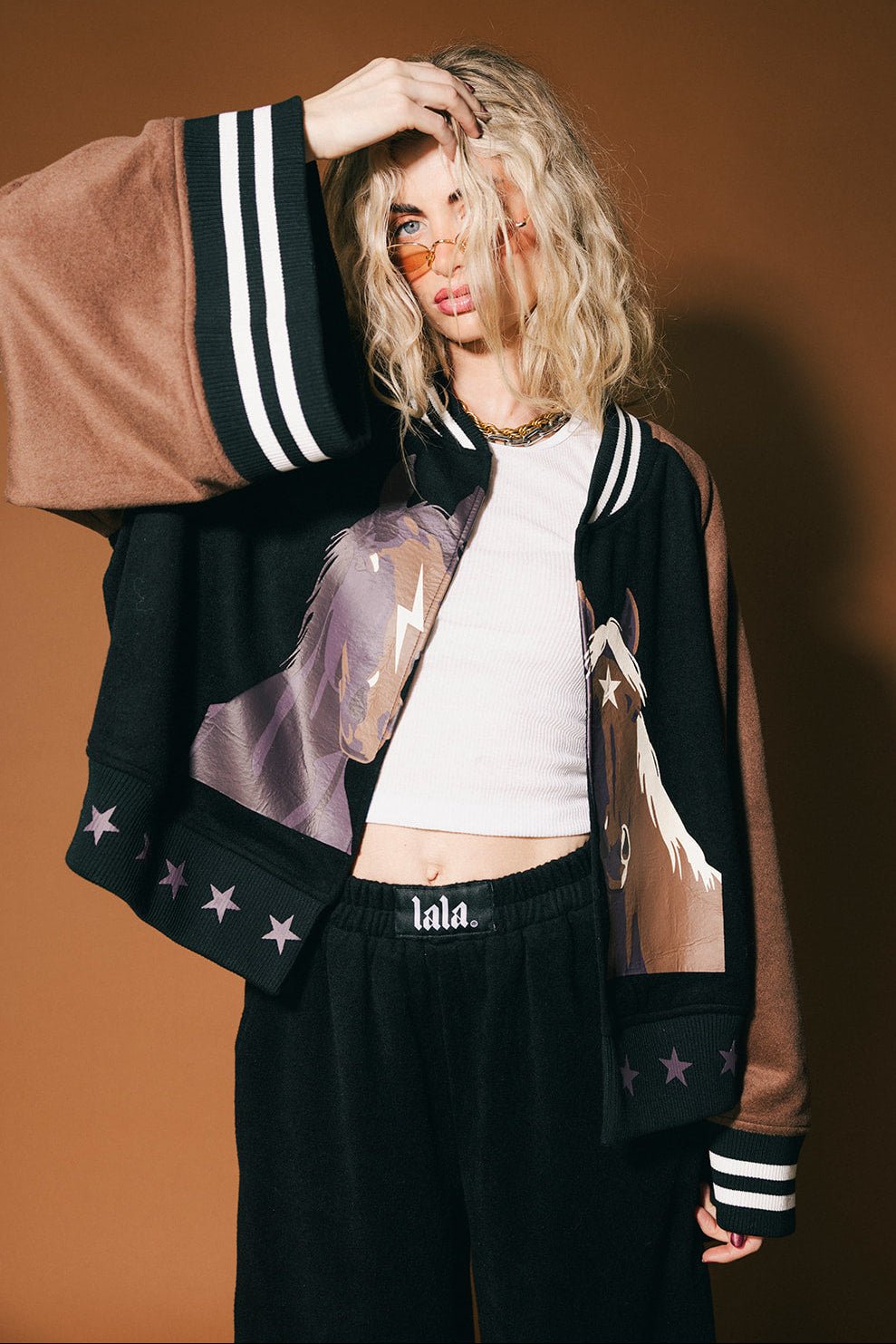 Can’t Keep Me Down Cropped Kimono Bomber - Dressed in Lala