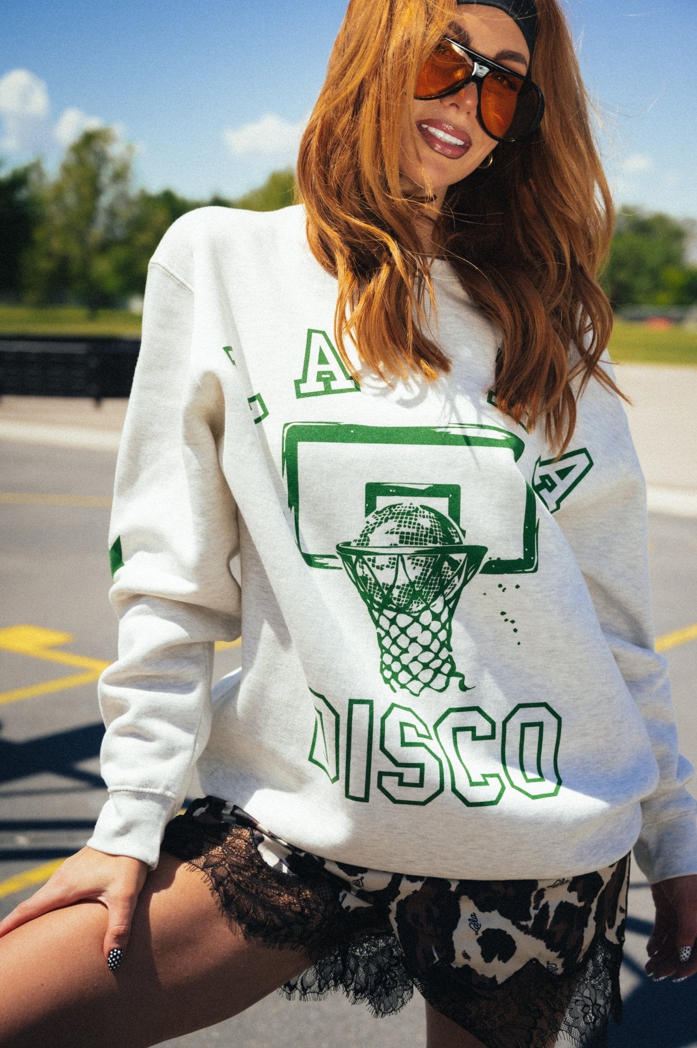 Cat - letic Club Oversized Pullover - Dressed in Lala