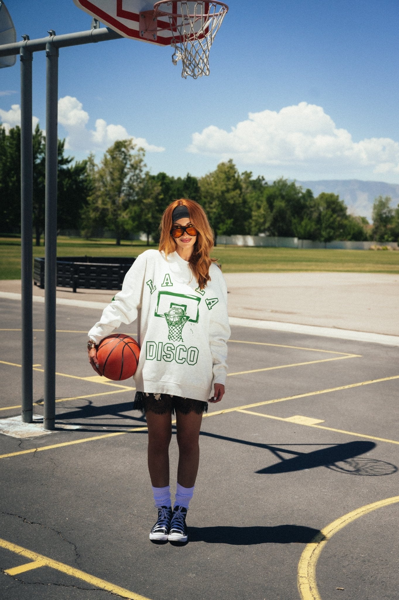 Cat - letic Club Oversized Pullover - Dressed in Lala