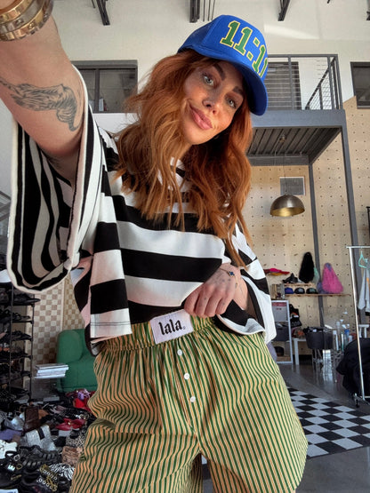 Citrus Stripe Boxer Shorts - Dressed in Lala