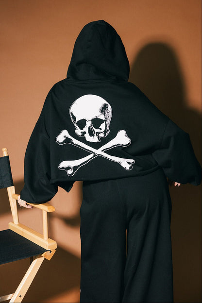 Cross My Heart Cropped Zip Up Hoodie - Dressed in Lala