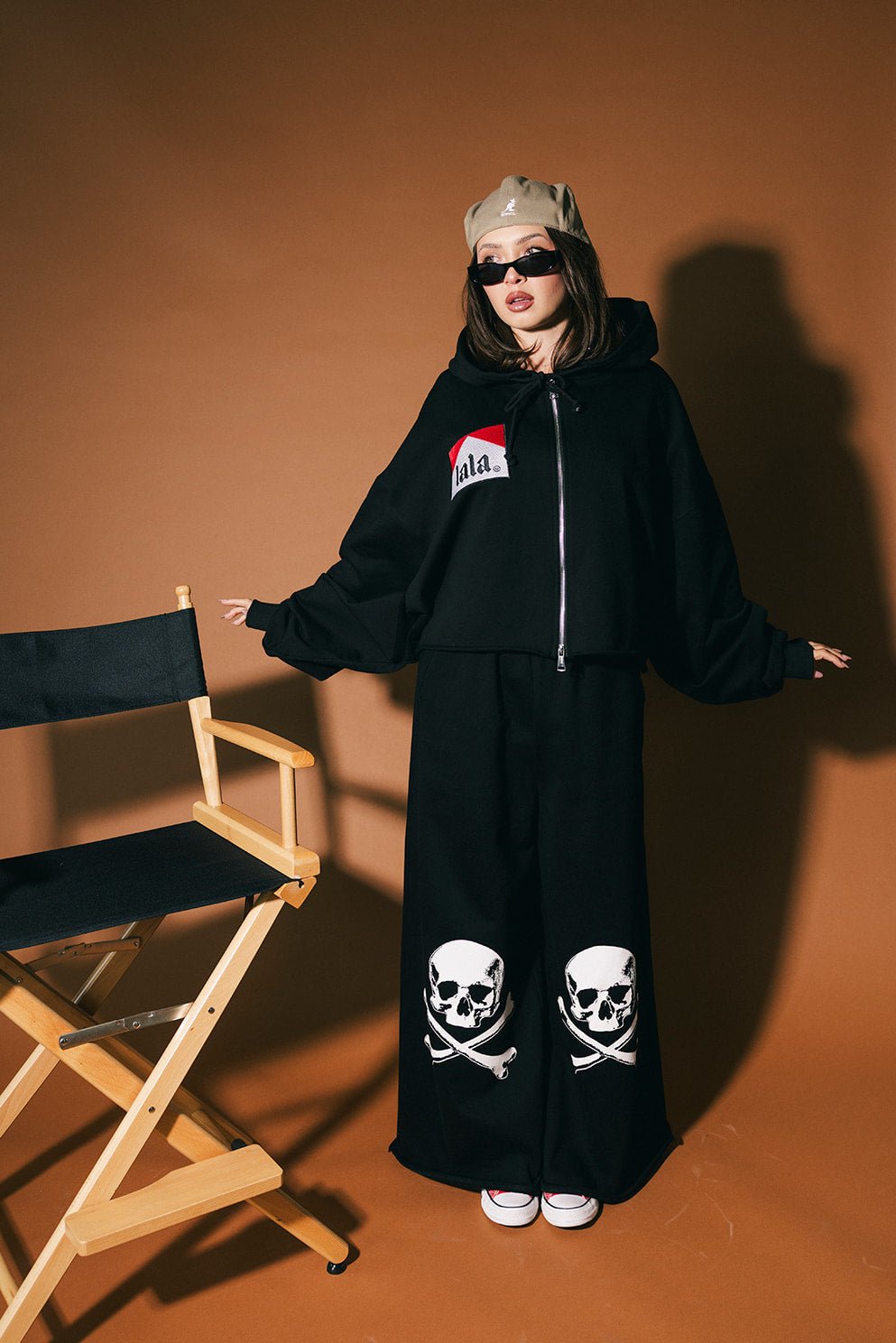 Cross My Heart Cropped Zip Up Hoodie – Dressed in Lala