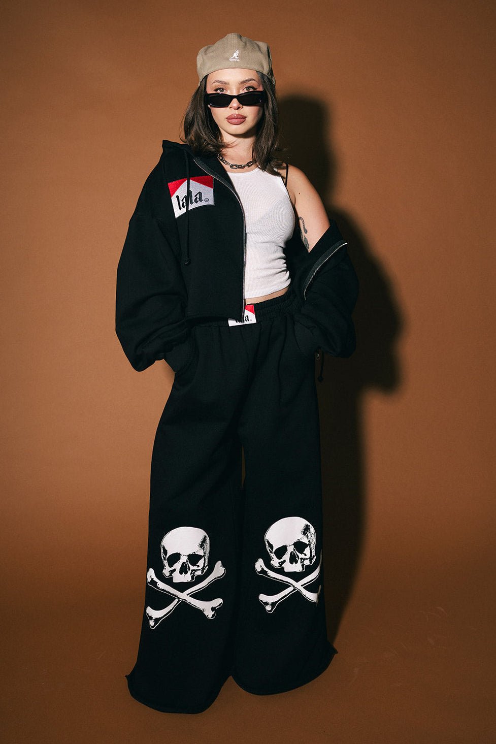 Cross My Heart Cropped Zip Up Hoodie – Dressed in Lala