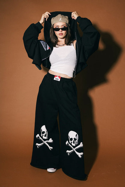 Cross My Heart Wide Leg Sweatpants - Dressed in Lala