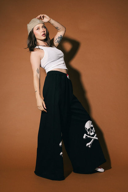 Cross My Heart Wide Leg Sweatpants - Dressed in Lala