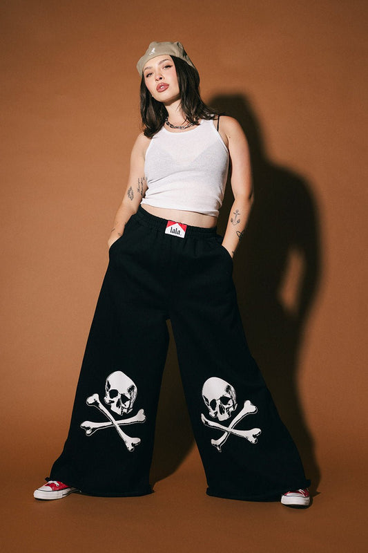 Cross My Heart Wide Leg Sweatpants - Dressed in Lala