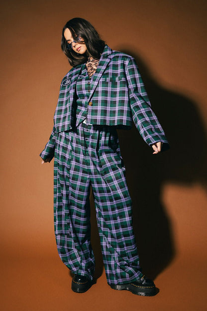 Dear Diary Cropped Boxy Blazer - Dressed in Lala