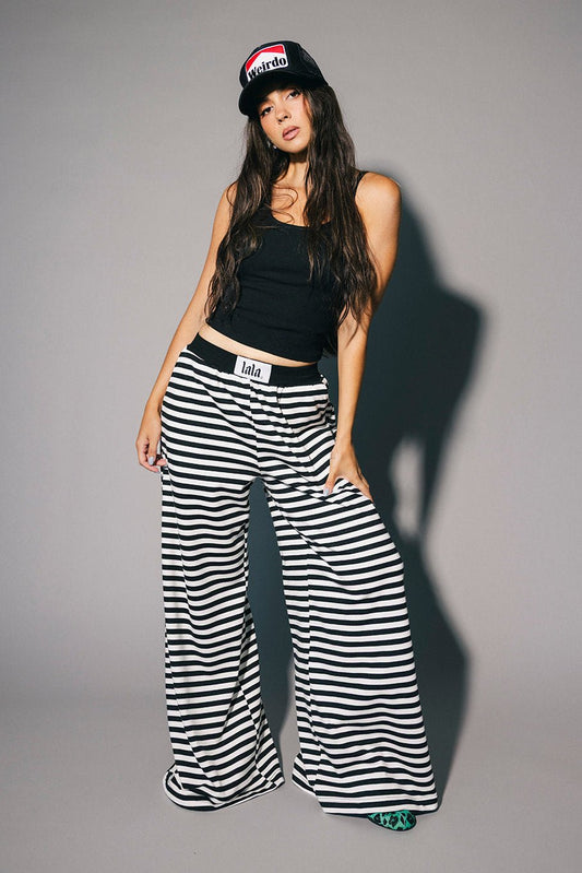 Do No Harm Striped Wide Leg Pants - Dressed in Lala