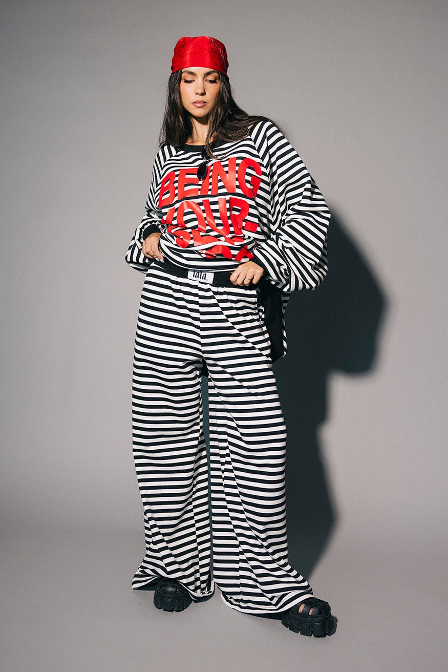 Do No Harm Striped Wide Leg Pants - Dressed in Lala