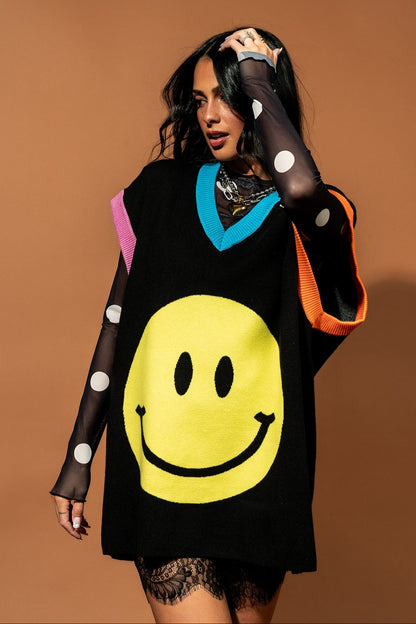 Do What You Want Oversized Sweater Vest - Dressed in Lala
