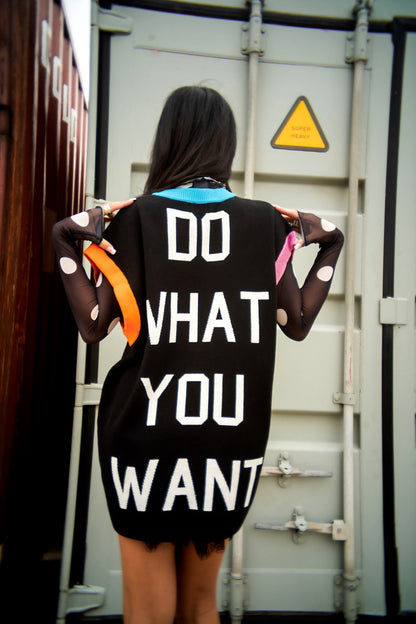 Do What You Want Oversized Sweater Vest - Dressed in Lala